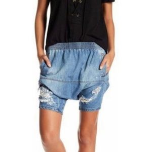 One Teaspoon Calypso Distressed Shorts